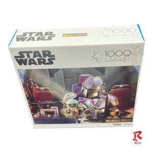 🧩Star Wars 1000 Piece Buffalo Jigsaw Puzzle The Mandalorian & The Child Yoda🧩‎